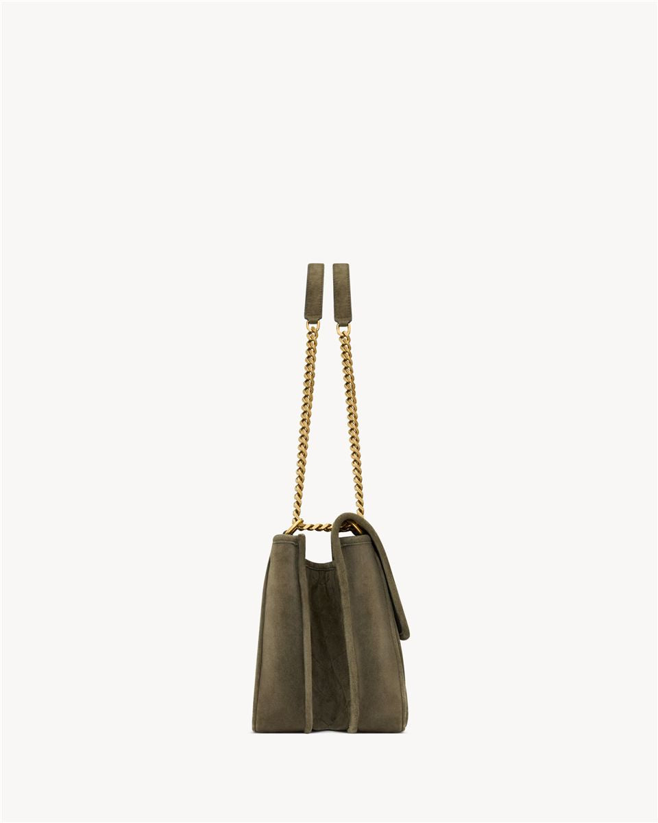 Niki tripouch in suede-SAINT LAURENT-Verso