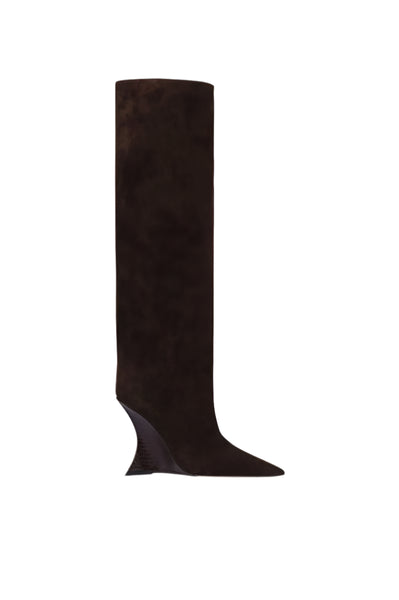 【関税込み】Nina Boots - Paris Texas - Leather - Beige Paris Texas Nina 105 suede knee-high boots Paris Texas