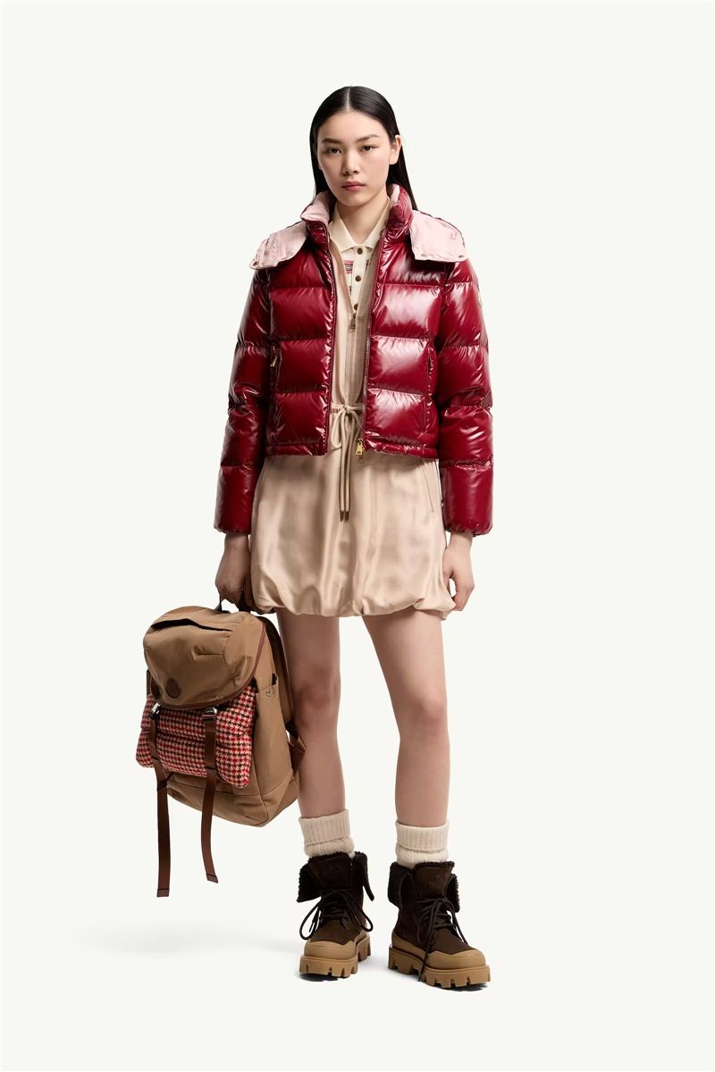 Niveole short down jacket-MONCLER-Verso
