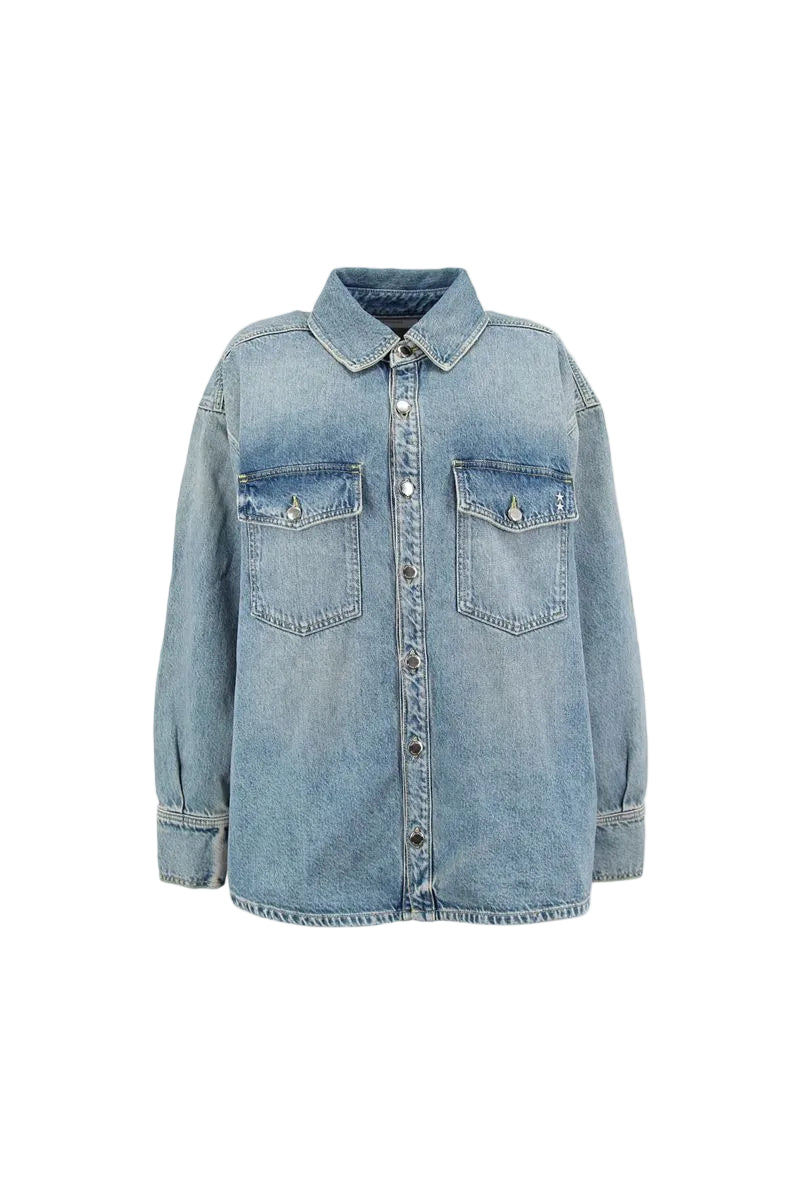 Noa - women's oversize shirt-ICON DENIM-Verso