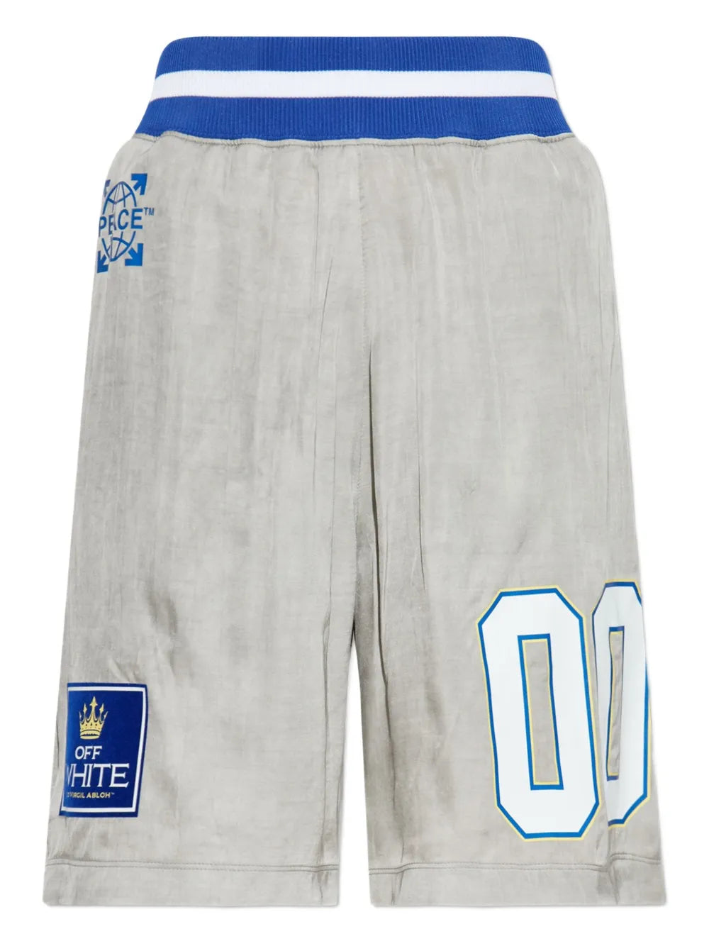 Number-print shorts-OFF-WHITE-Verso