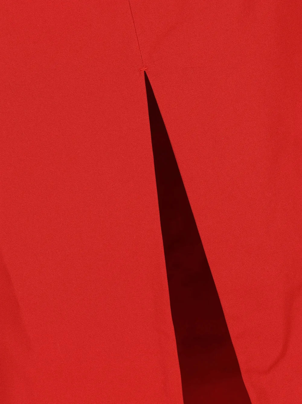 Off-shoulder label-detail midi dress-MIU MIU-Verso