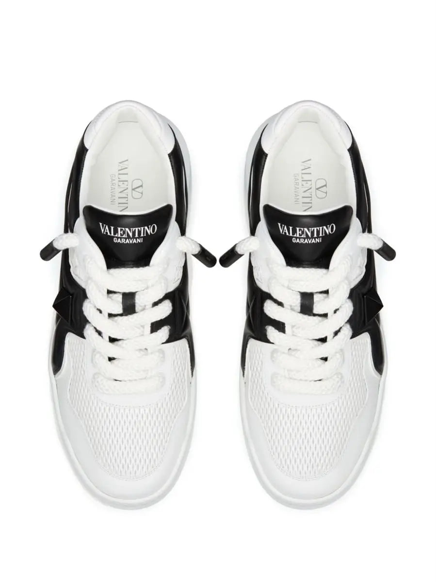 ONE STUD LEATHER SNEAKERS VALENTINO