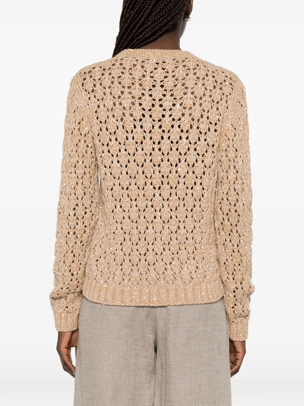 Openwork sweater-FABIANA FILIPPI-Verso