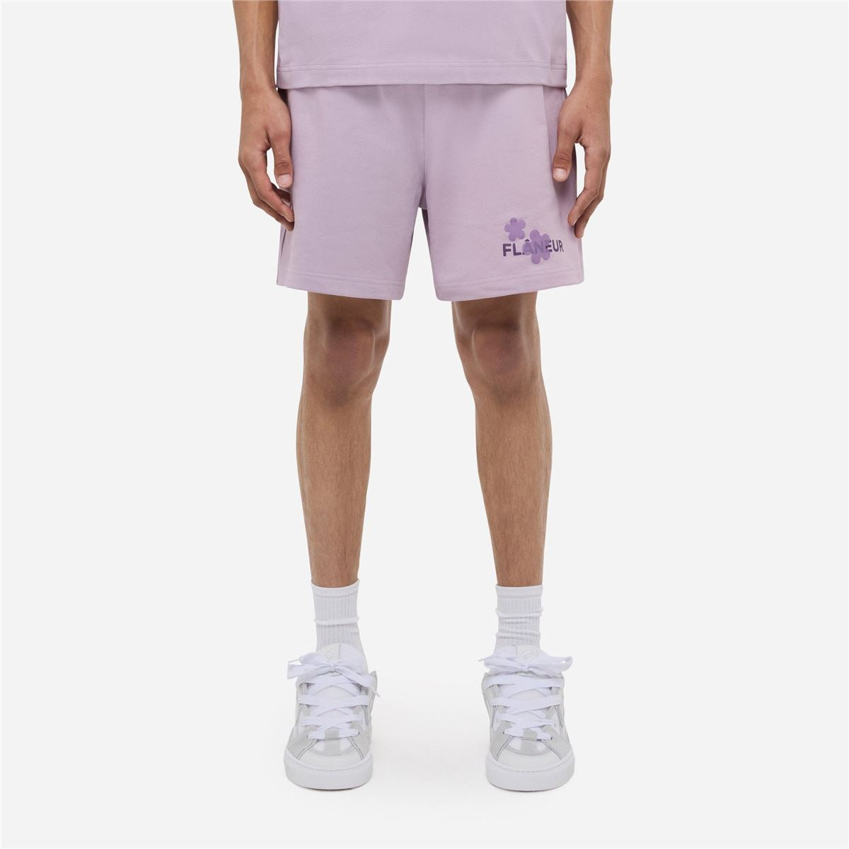 organic flower shorts-FLANEUR-Verso