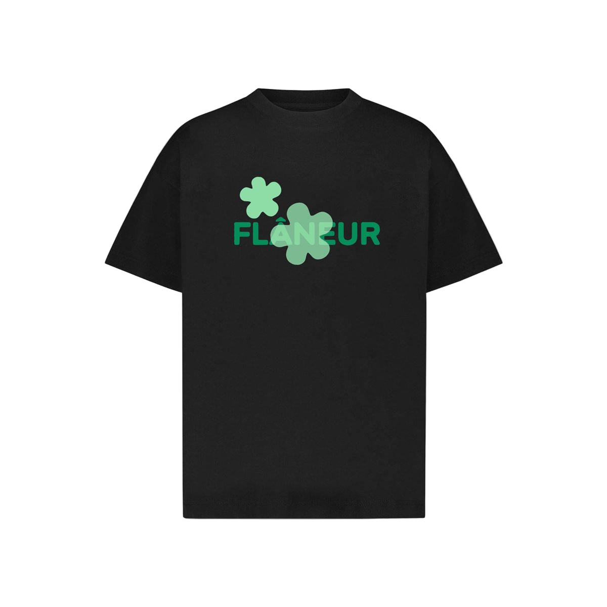 organic flower t-shirt-FLANEUR-Verso