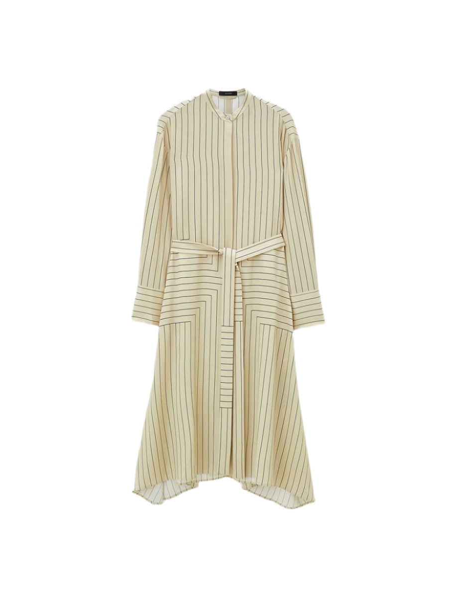 ORLANA GEOMETRIC PRINT SILK DRESS-JOSEPH-Verso