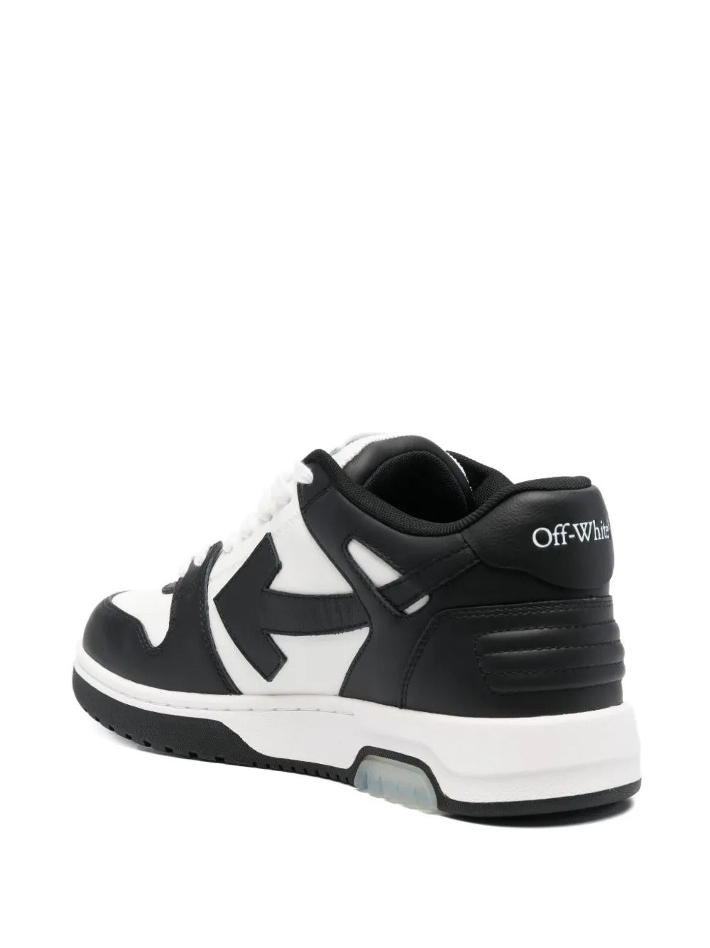 Out Of Office Arrow-detail Leather Low-top Sneakers-OFF-WHITE-Verso