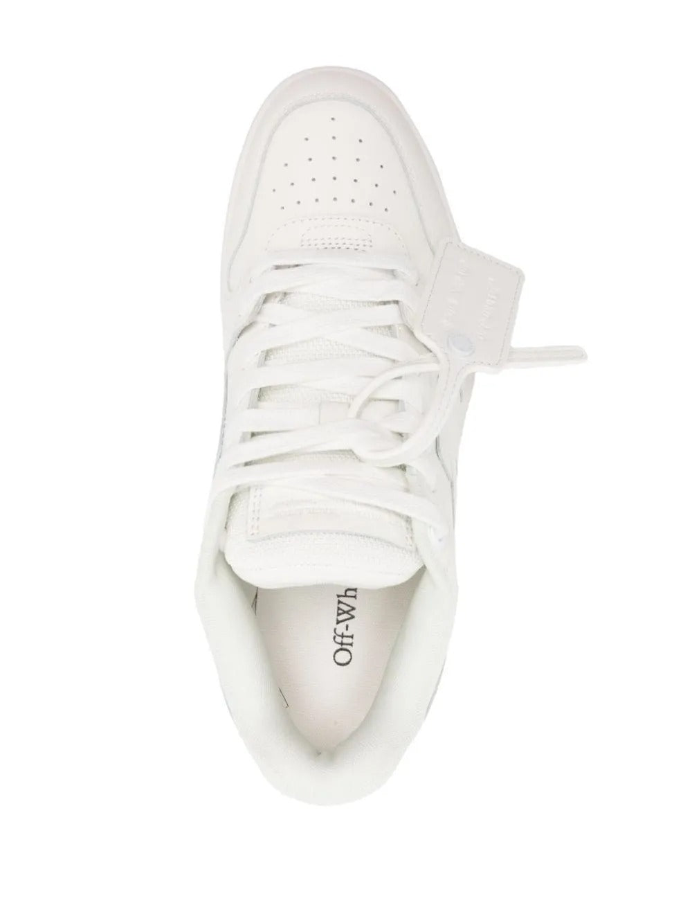 Out of Office Leather Sneakers-OFF-WHITE-Verso