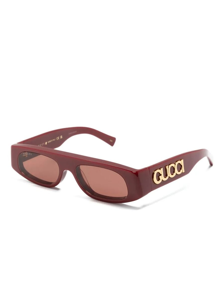 Oval-frame sunglasses-GUCCI-Verso