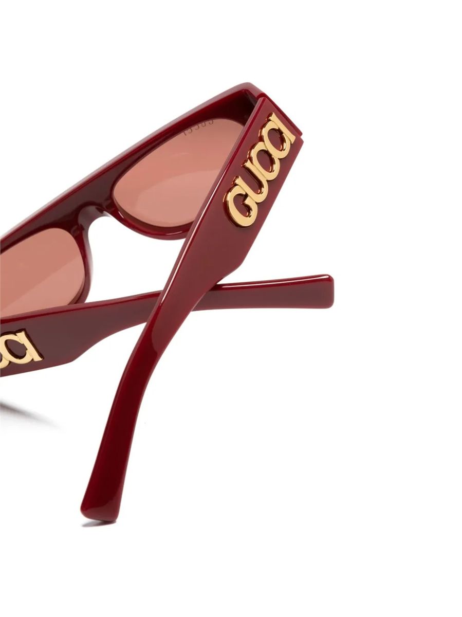 Oval-frame sunglasses-GUCCI-Verso