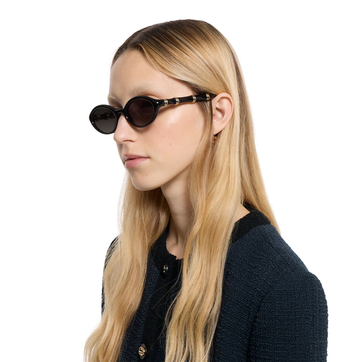 Oval frame sunglasses-GUCCI-Verso