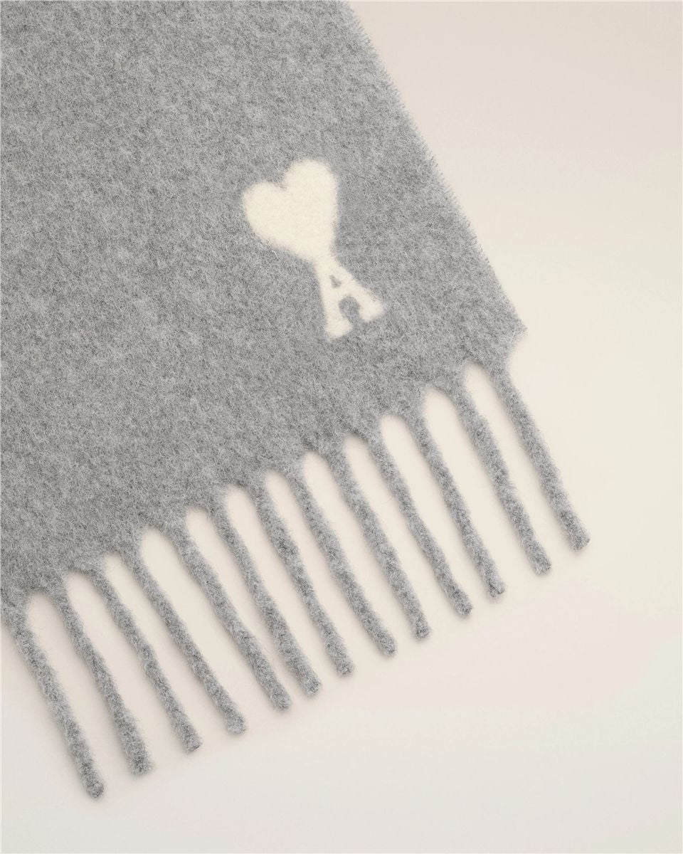 Oversize scarf in alpaca and pure wool.-AMI-Verso