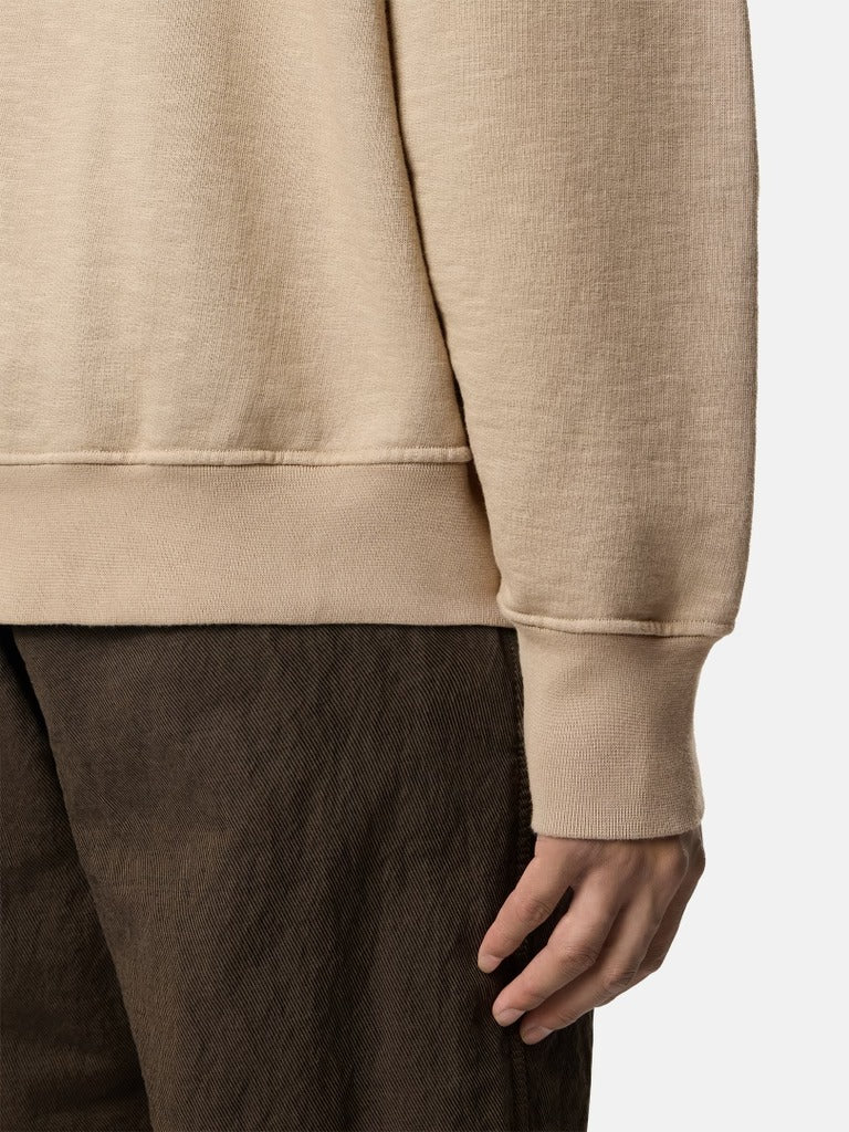 Oversized-Fit Crewneck Sweatshirt with Button Fastening-STONE ISLAND-Verso