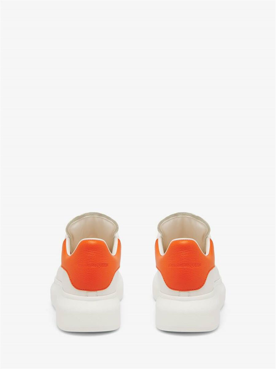 OVERSIZED SNEAKER IN OFF WHITE/ORANGE -  A. MCQUEEN -  Verso