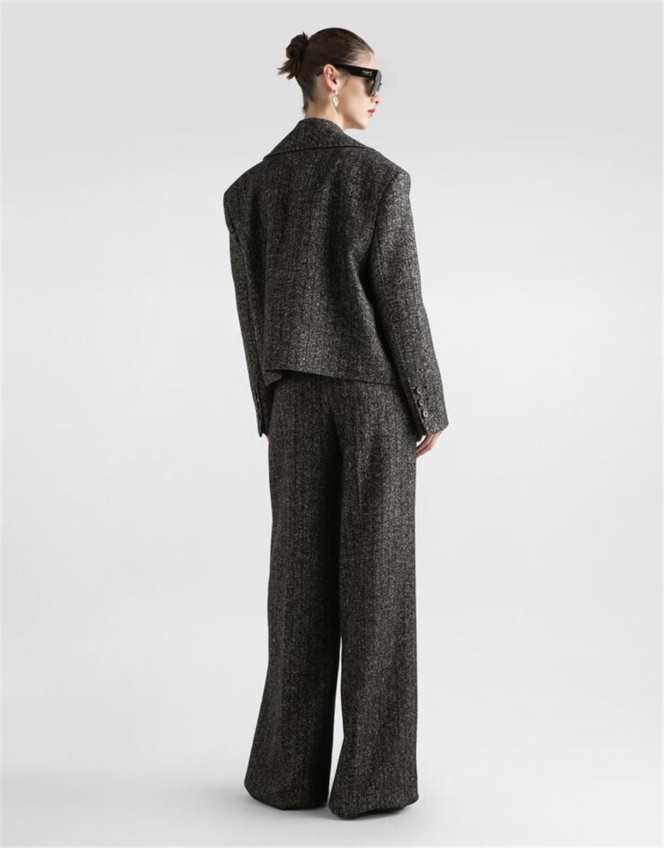 OVERSIZED STRIPED WOOL JACKET-DOLCE & GABBANA-Verso