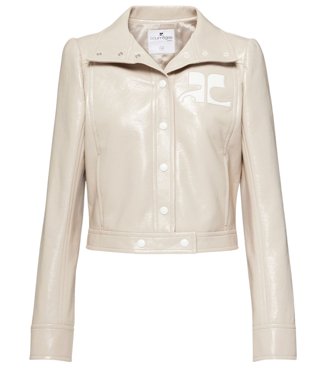 LOGO-PATCH PRESS-STUD JACKET -  COURREGES -  Verso