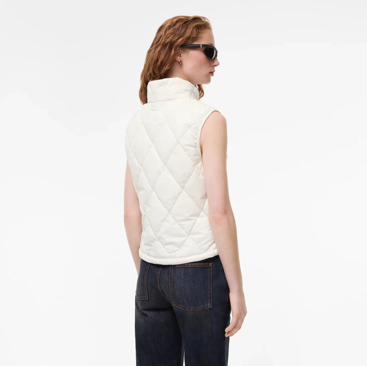 Packable quilted nylon cheswick gilet-BURBERRY-Verso