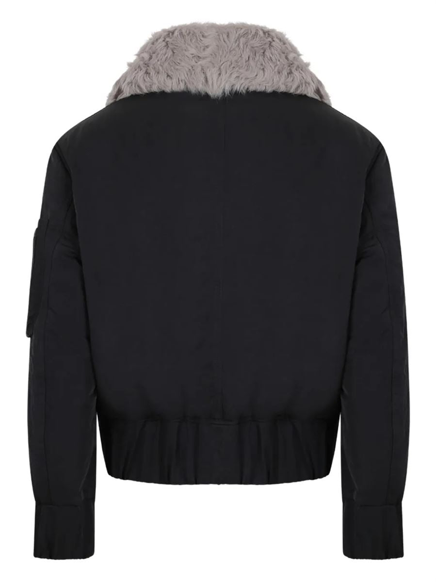 Padded bomber jacket-AMI-Verso