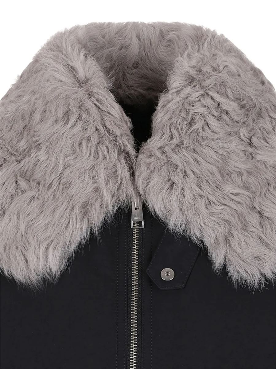 Padded bomber jacket-AMI-Verso