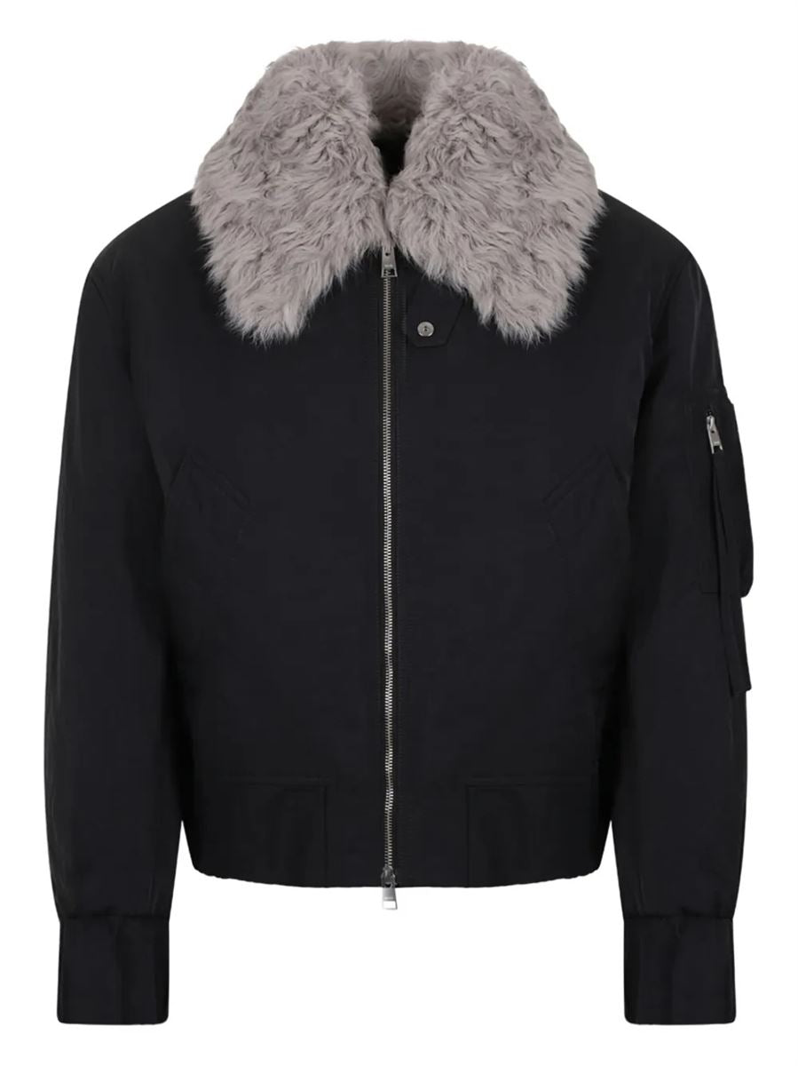 Padded bomber jacket-AMI-Verso