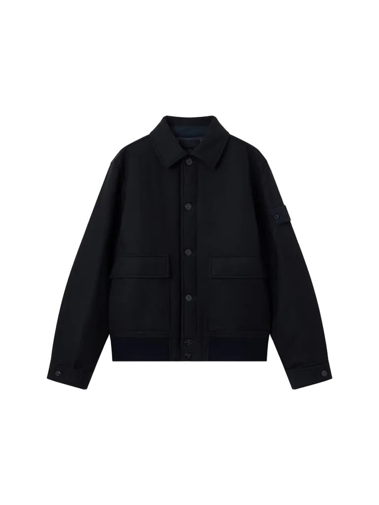 Padded coach jacket with anti-drop-STONE ISLAND-311350-S-Verso