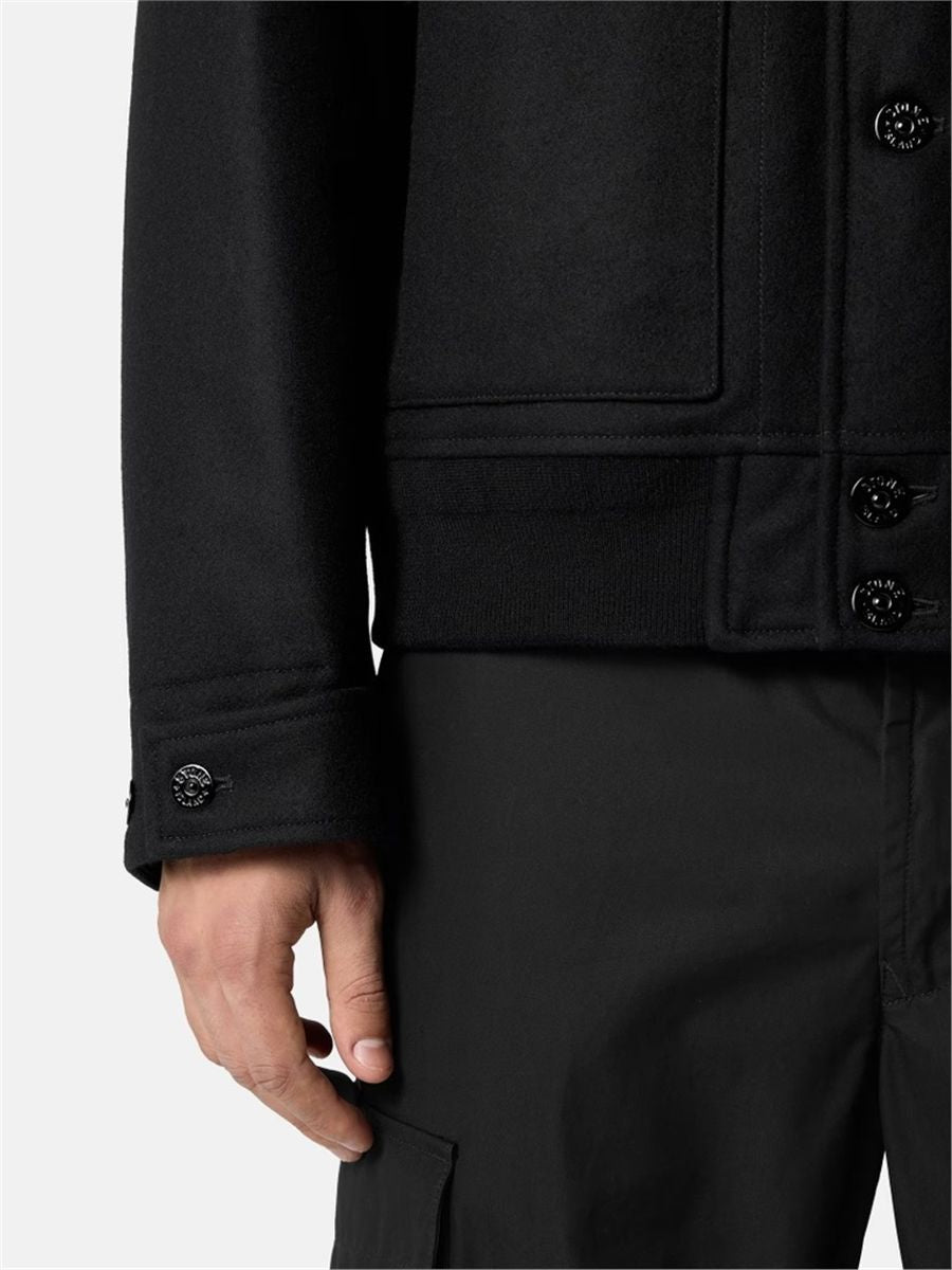 Padded coach jacket with anti-drop-STONE ISLAND-Verso