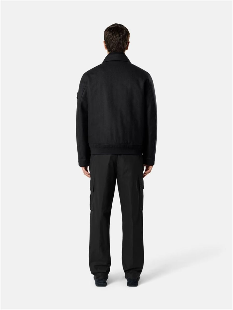 Padded coach jacket with anti-drop-STONE ISLAND-Verso