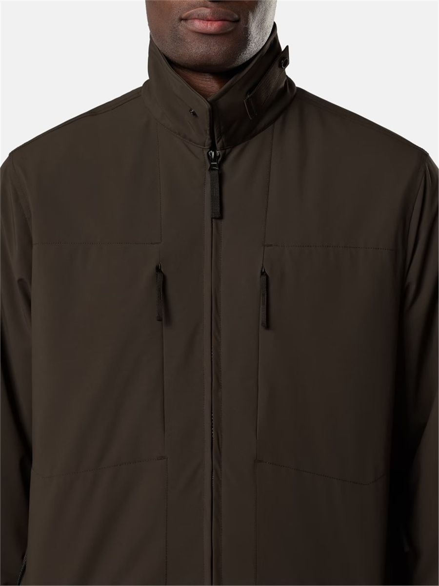 Padded coach jacket with wind- and water-resistant membrane-STONE ISLAND-Verso
