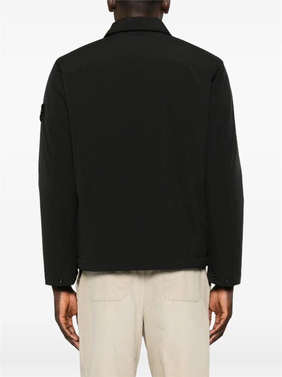 Padded coach jacket with wind- and water-resistant membrane-STONE ISLAND-Verso