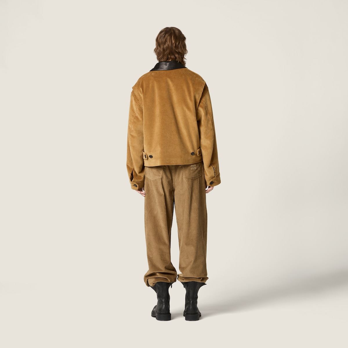 PADDED CORDUROY BLOUSON-MIU MIU-Verso