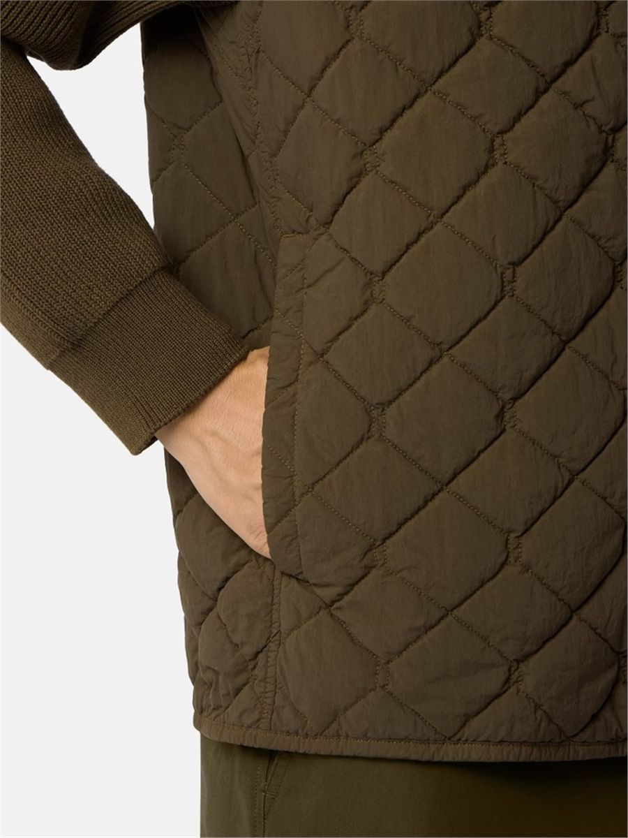 Padded jacket with anti-drop finish-STONE ISLAND-Verso