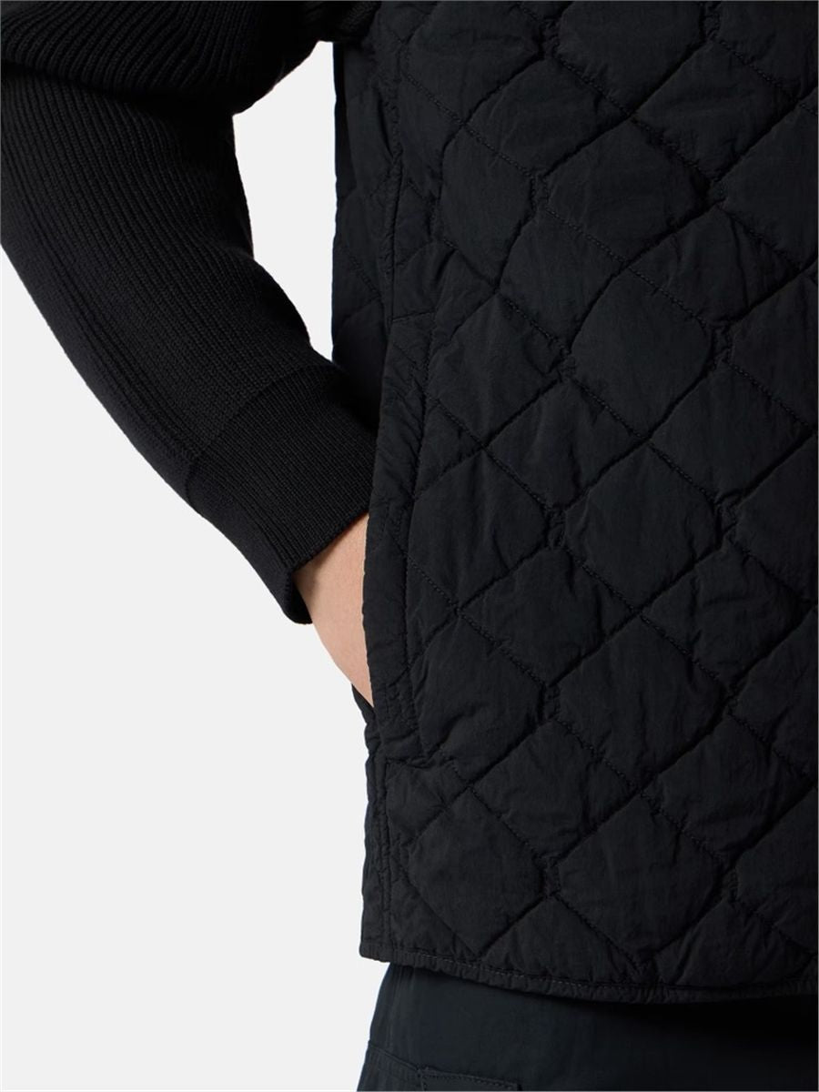 Padded jacket with anti-drop finish-STONE ISLAND-Verso