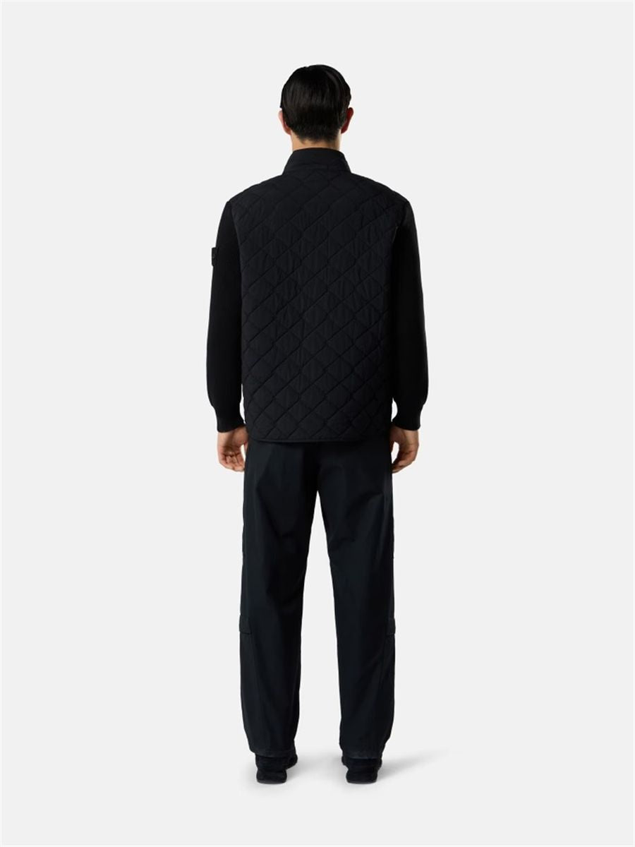 Padded jacket with anti-drop finish-STONE ISLAND-Verso
