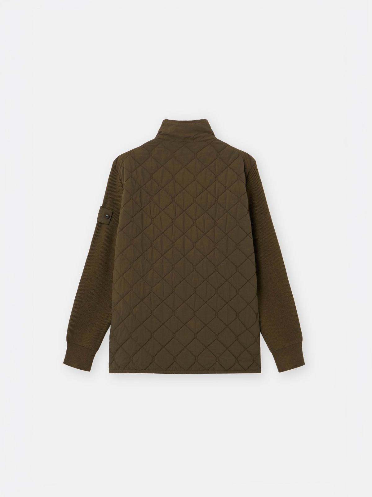 Padded jacket with anti-drop finish-STONE ISLAND-Verso
