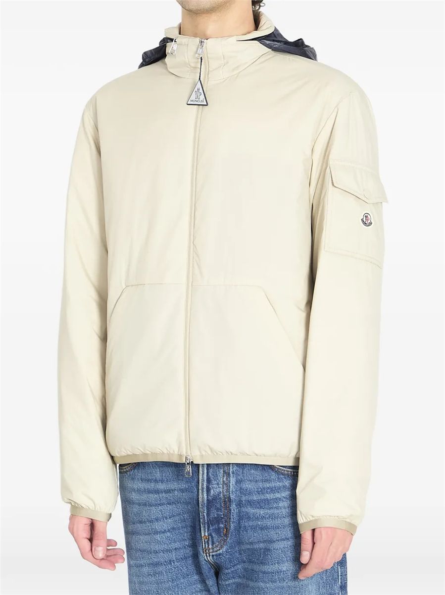 Padded logo patch jacket-MONCLER-Verso