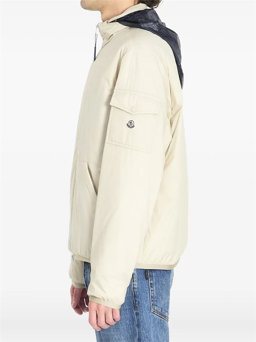 Padded logo patch jacket-MONCLER-Verso
