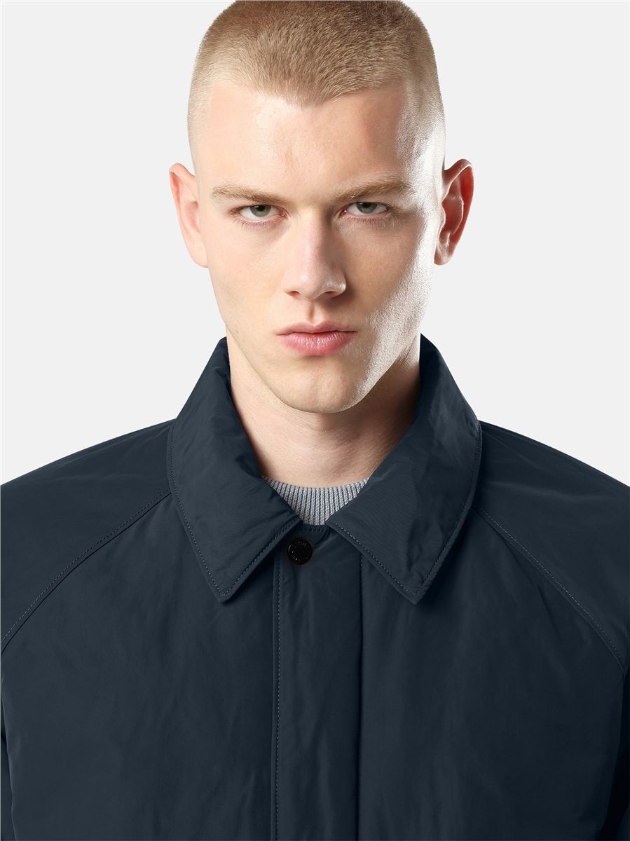 Padded long coat with anti-drop-STONE ISLAND-Verso