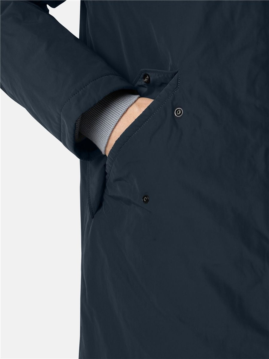 Padded long coat with anti-drop-STONE ISLAND-Verso