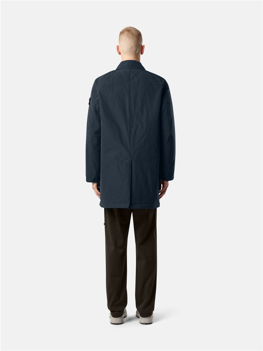 Padded long coat with anti-drop-STONE ISLAND-Verso