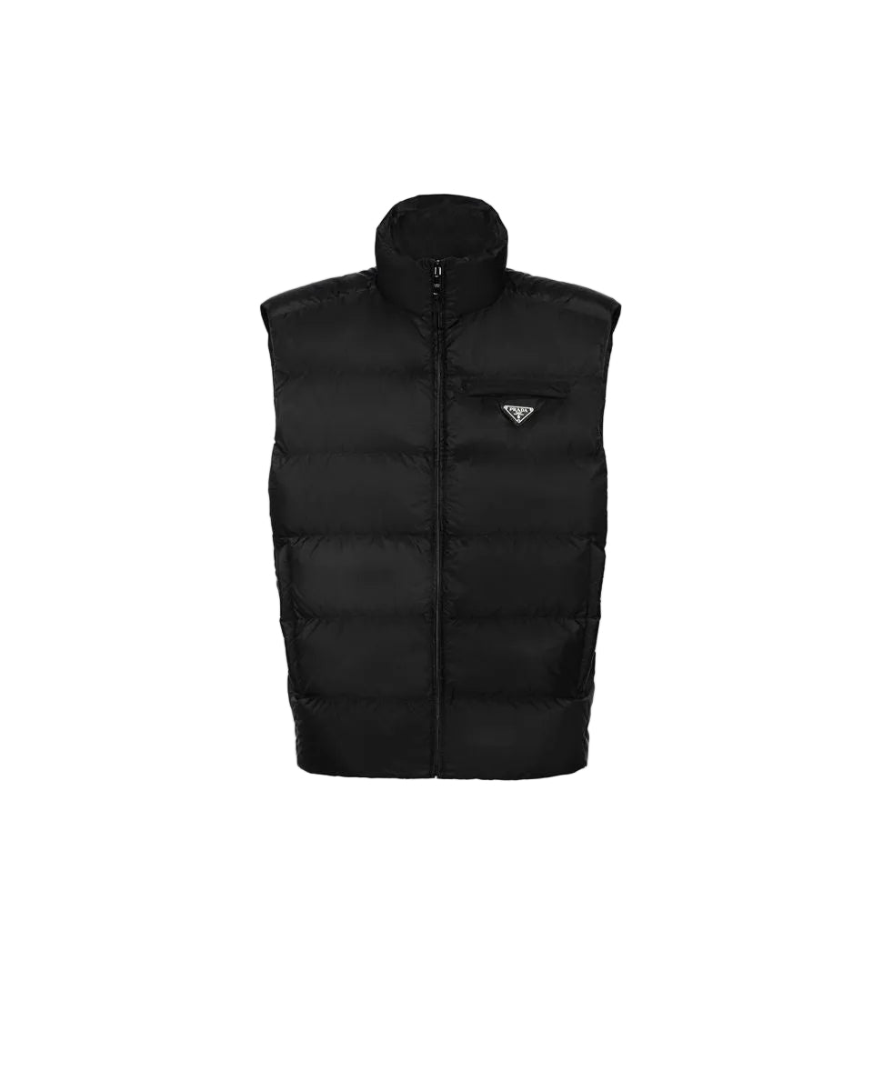 Padded re-nylon vest-PRADA-309497-48-Verso
