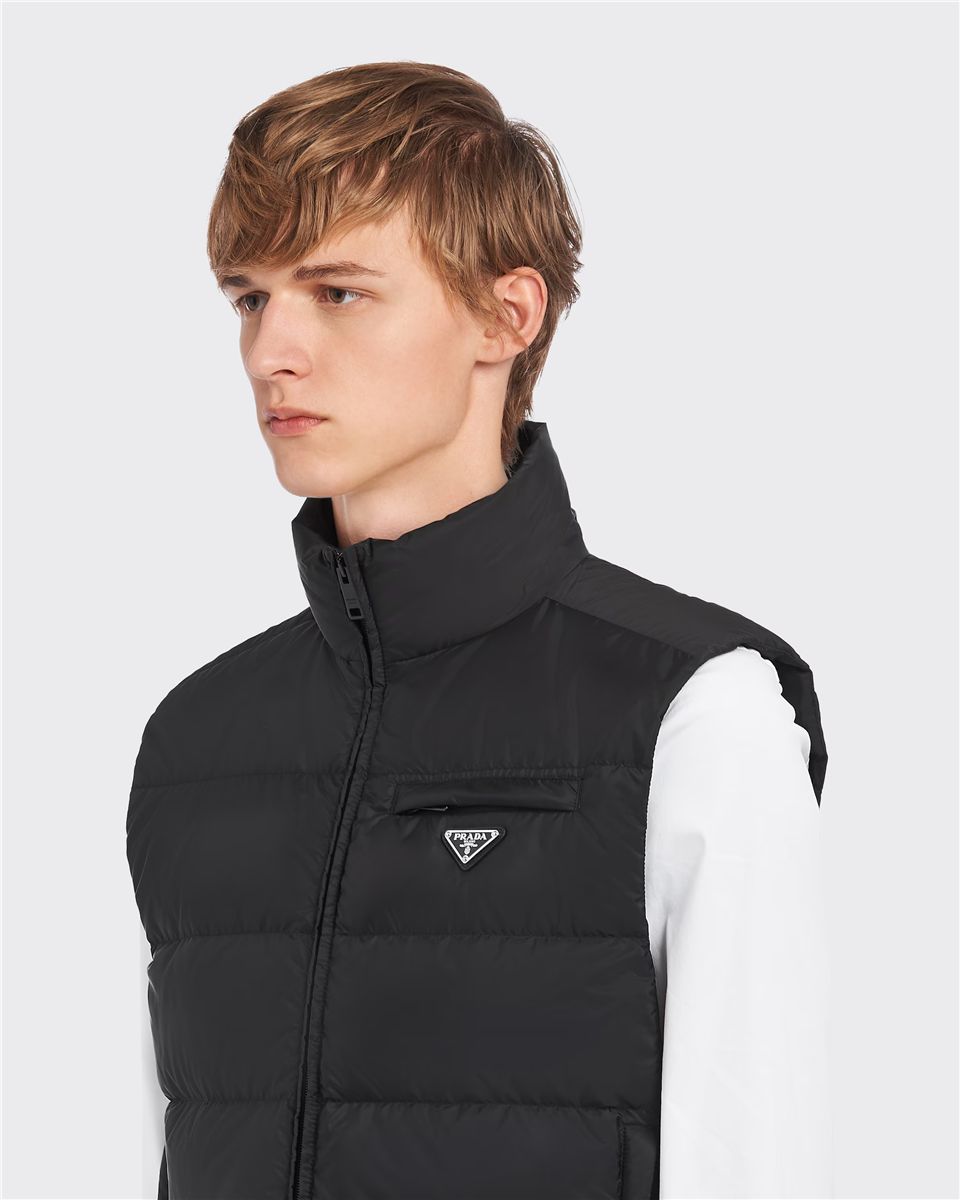 Padded re-nylon vest-PRADA-Verso