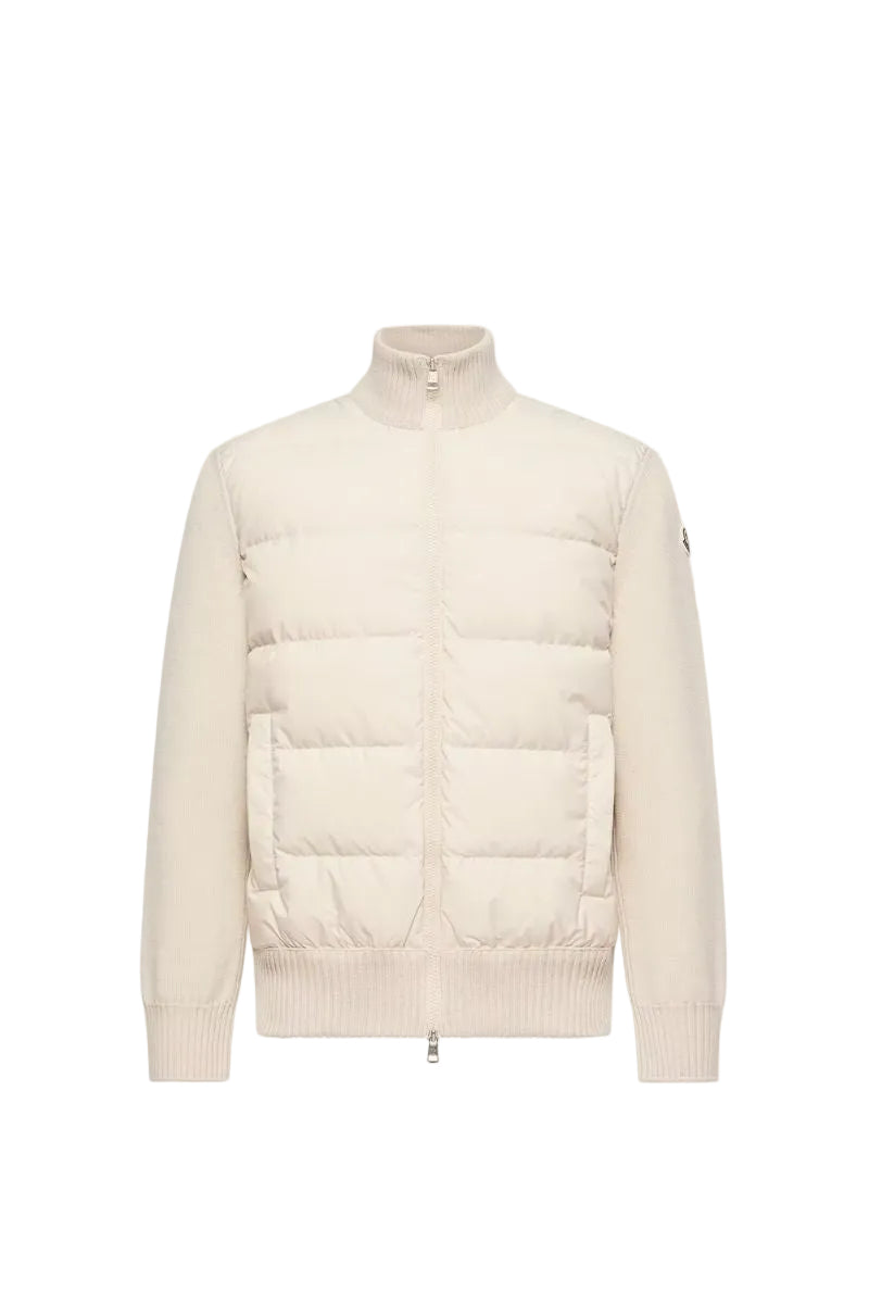 Padded wool zip-up cardigan-MONCLER-312593-S-Verso