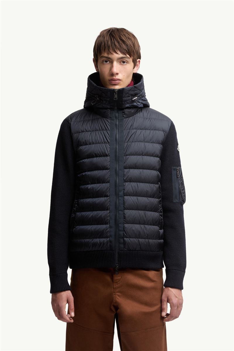 padded zip-up cardigan-MONCLER-Verso