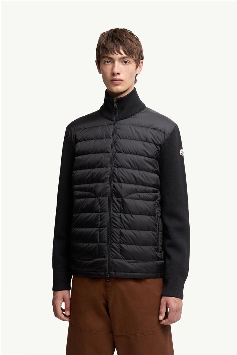 padded zip-up cardigan-MONCLER-Verso