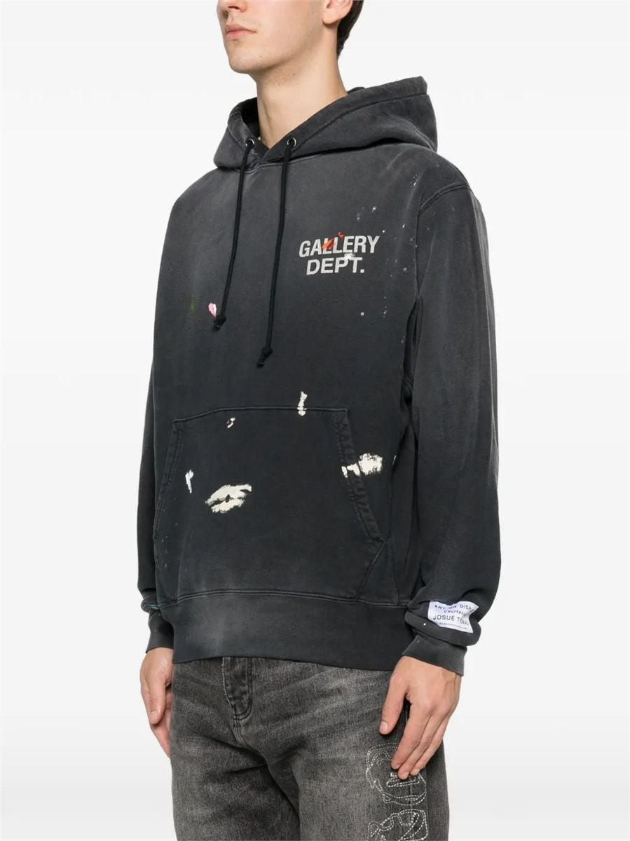 Paint logo hoodie-GALLERY DEPT.-Verso
