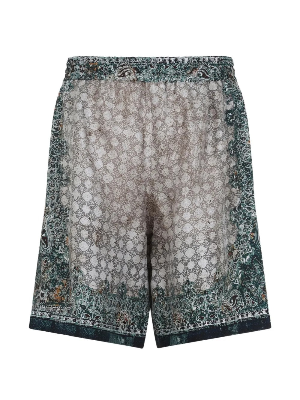 Paisley Print Drawstring Shorts-AMIRI-Verso