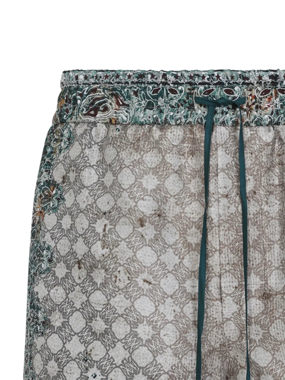 Paisley Print Drawstring Shorts-AMIRI-Verso