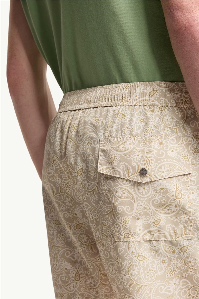 Paisley Print Swim Shorts-MONCLER-Verso