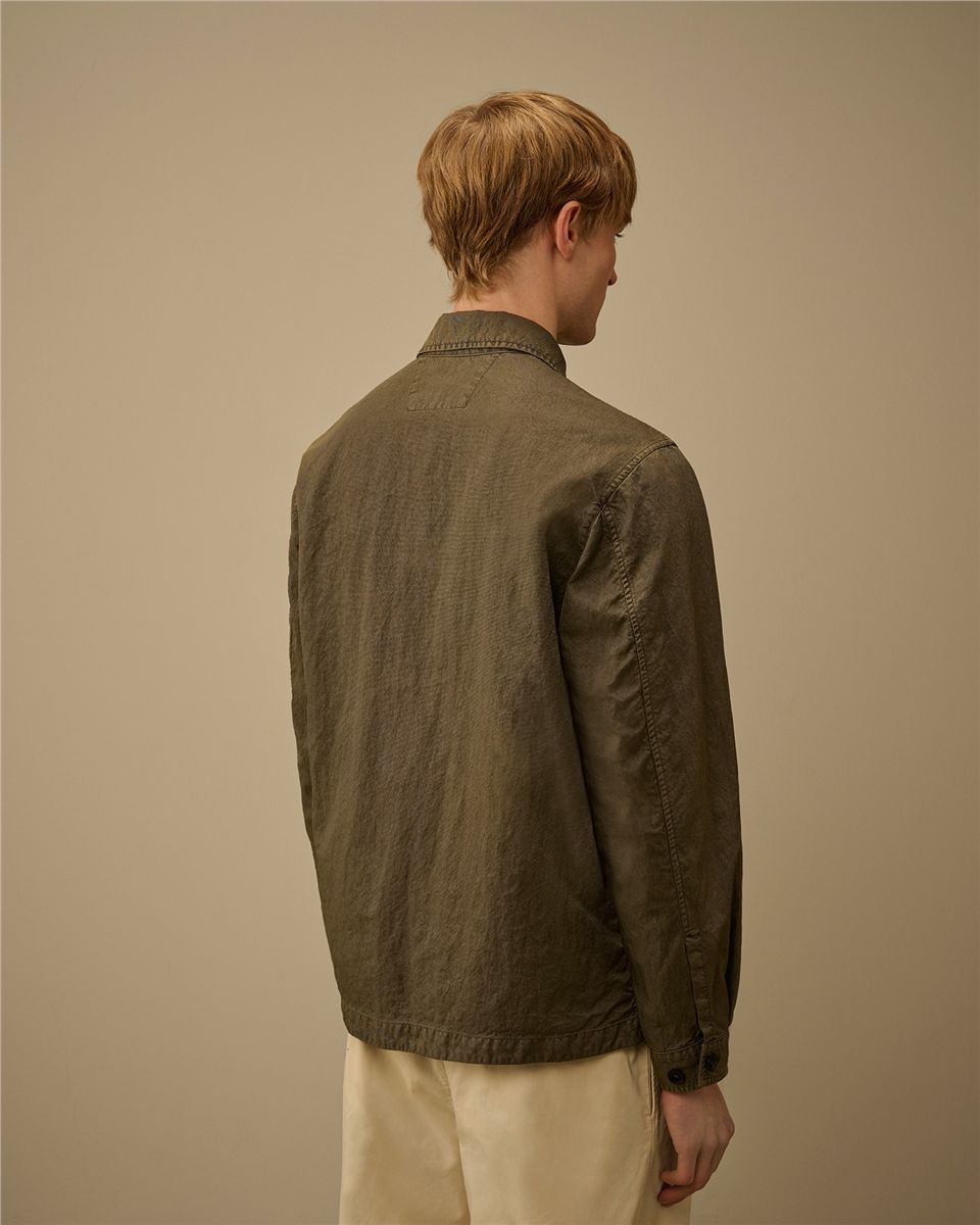 Panama-r zipped lens overshirt-C.P. COMPANY-Verso